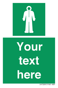 Custom sign safe condition Survival clothing